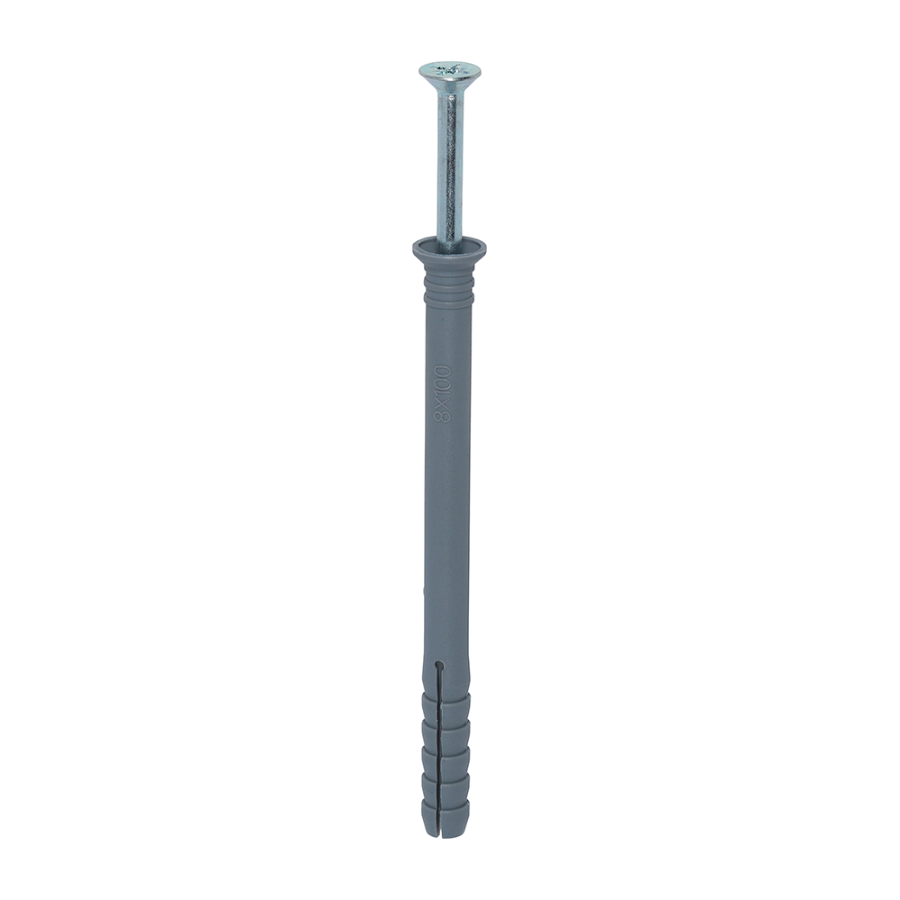 Nylon Hammer Fixing - BZP