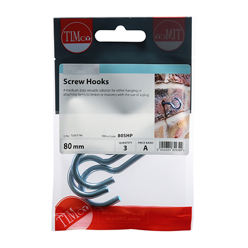 Screw Hooks - BZP - Image 2