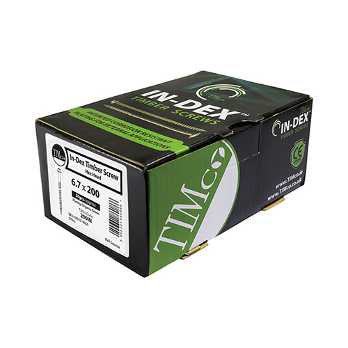 Timber Frame Screw HEX Green - Image 2