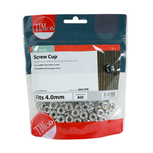 Surface Screw Cups - Nickel - Image 2