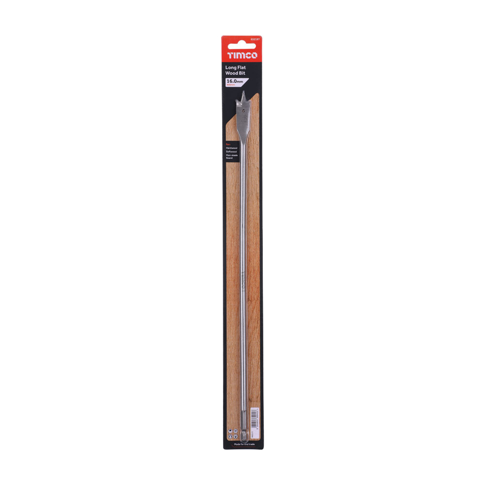 Long Flat Wood Bit - Image 2