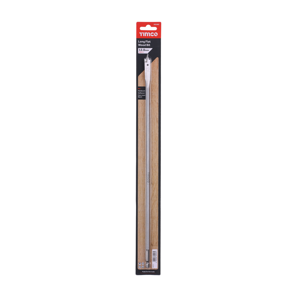 Long Flat Wood Bit - Image 2