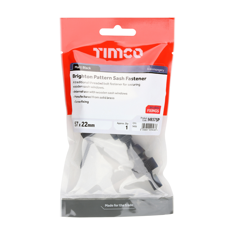 Brighton Sash Fastener MB - Image 2
