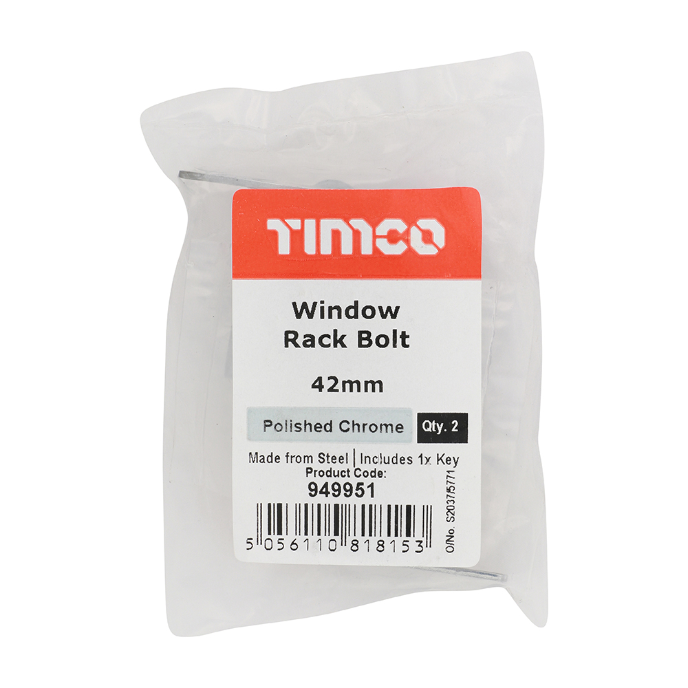 Window Rack Bolt Pol. Chrome - Image 2