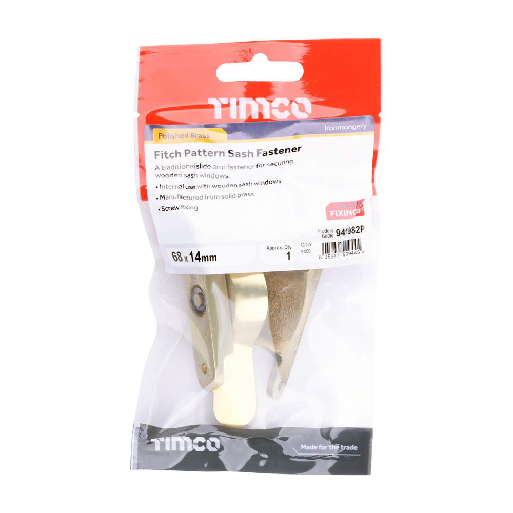 Fitch Sash Fastener PB - Image 3
