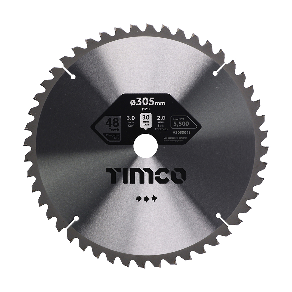 TCT -5 Degree Sawblade