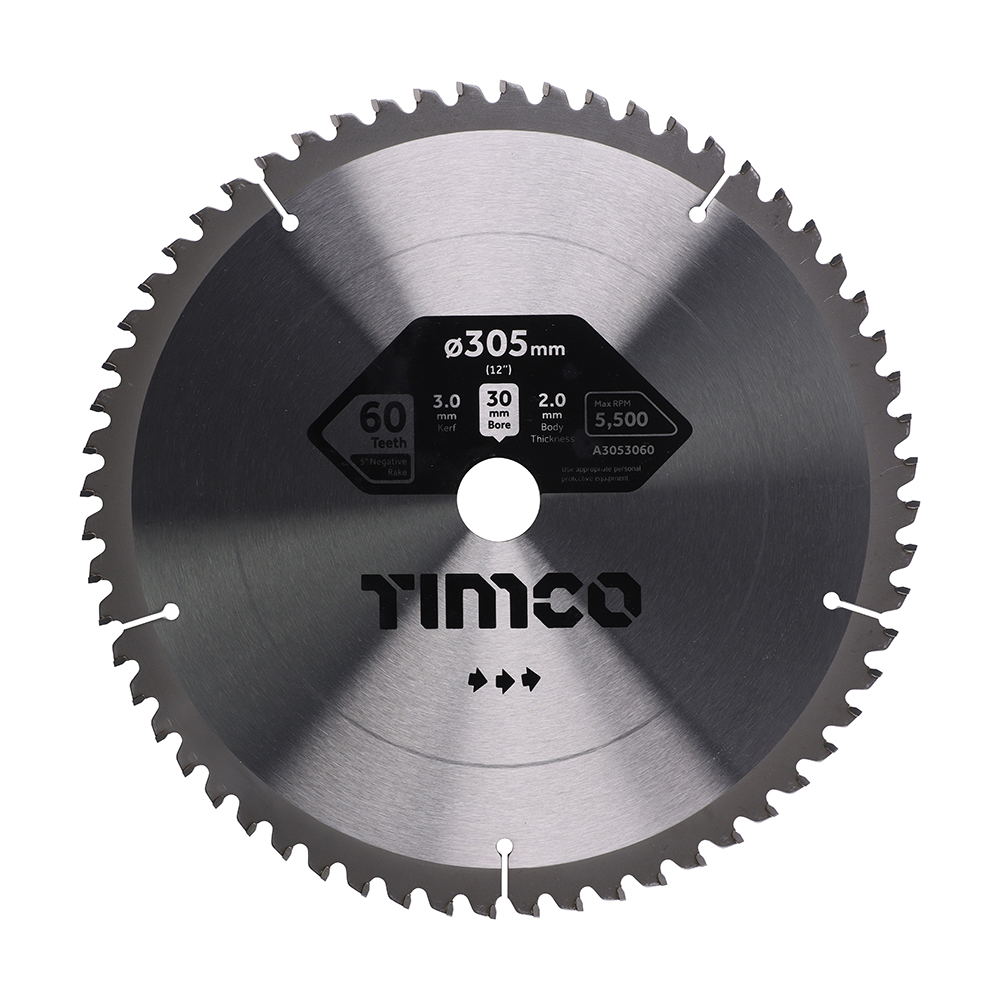 TCT -5 Degree Sawblade