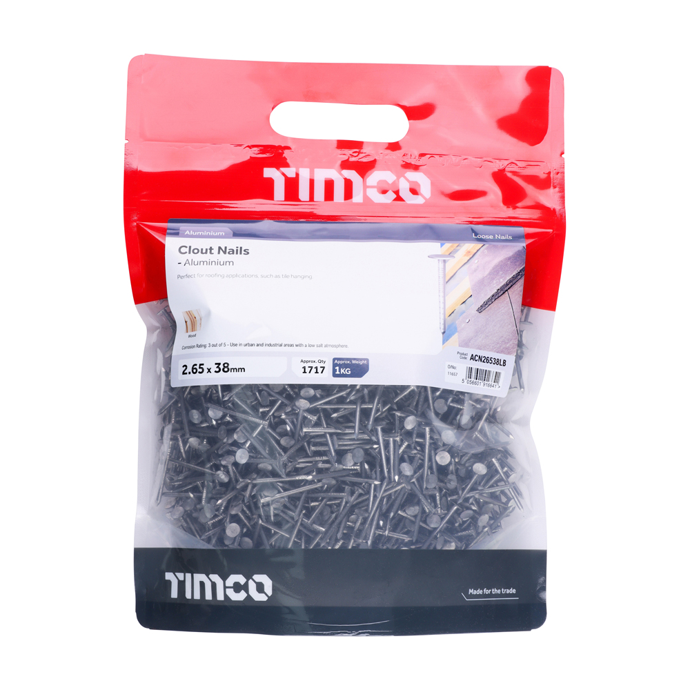 Clout Nail - Aluminium - Image 2