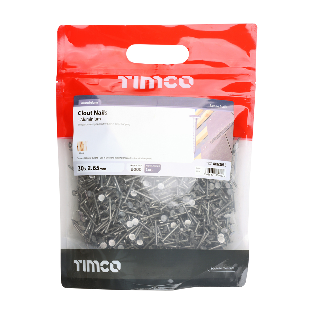 Clout Nail - Aluminium - Image 2
