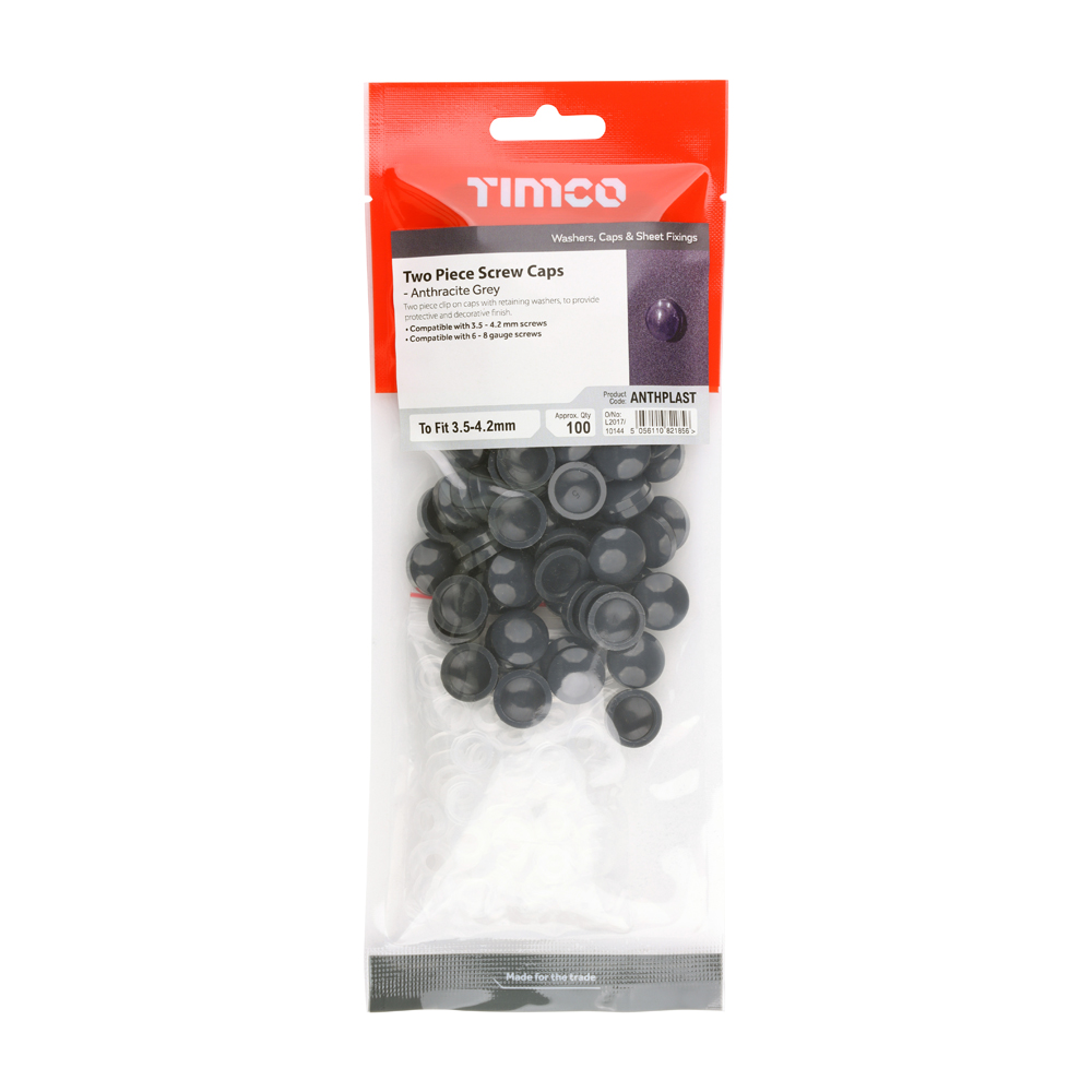 Two Piece Screw Cap - A Grey - Image 2