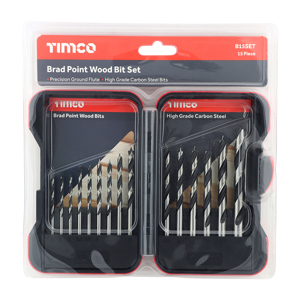 HSS Brad Point Wood Bit Set - Image 2