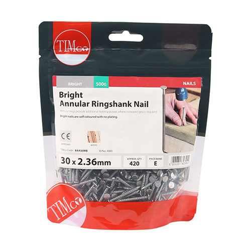 Annular Ringshank Nail -Bright - Image 2