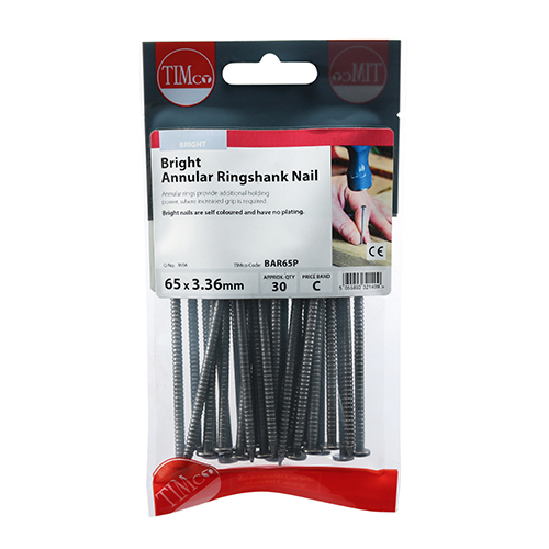 Annular Ringshank Nail -Bright - Image 2