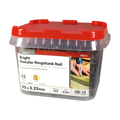 Annular Ringshank Nail -Bright - Image 2
