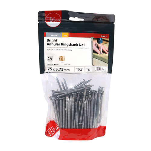 Annular Ringshank Nail -Bright - Image 2