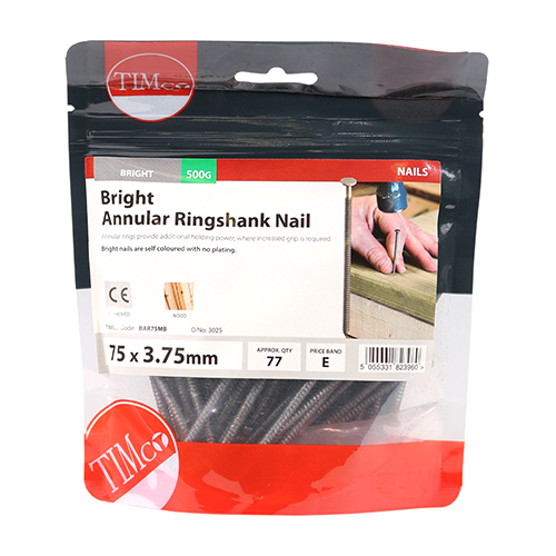 Annular Ringshank Nail -Bright - Image 2
