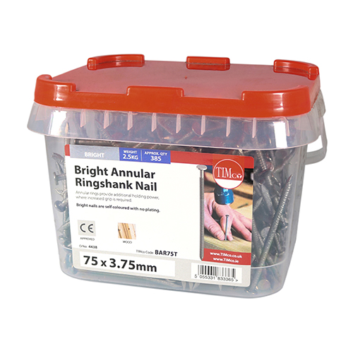 Annular Ringshank Nail -Bright - Image 2