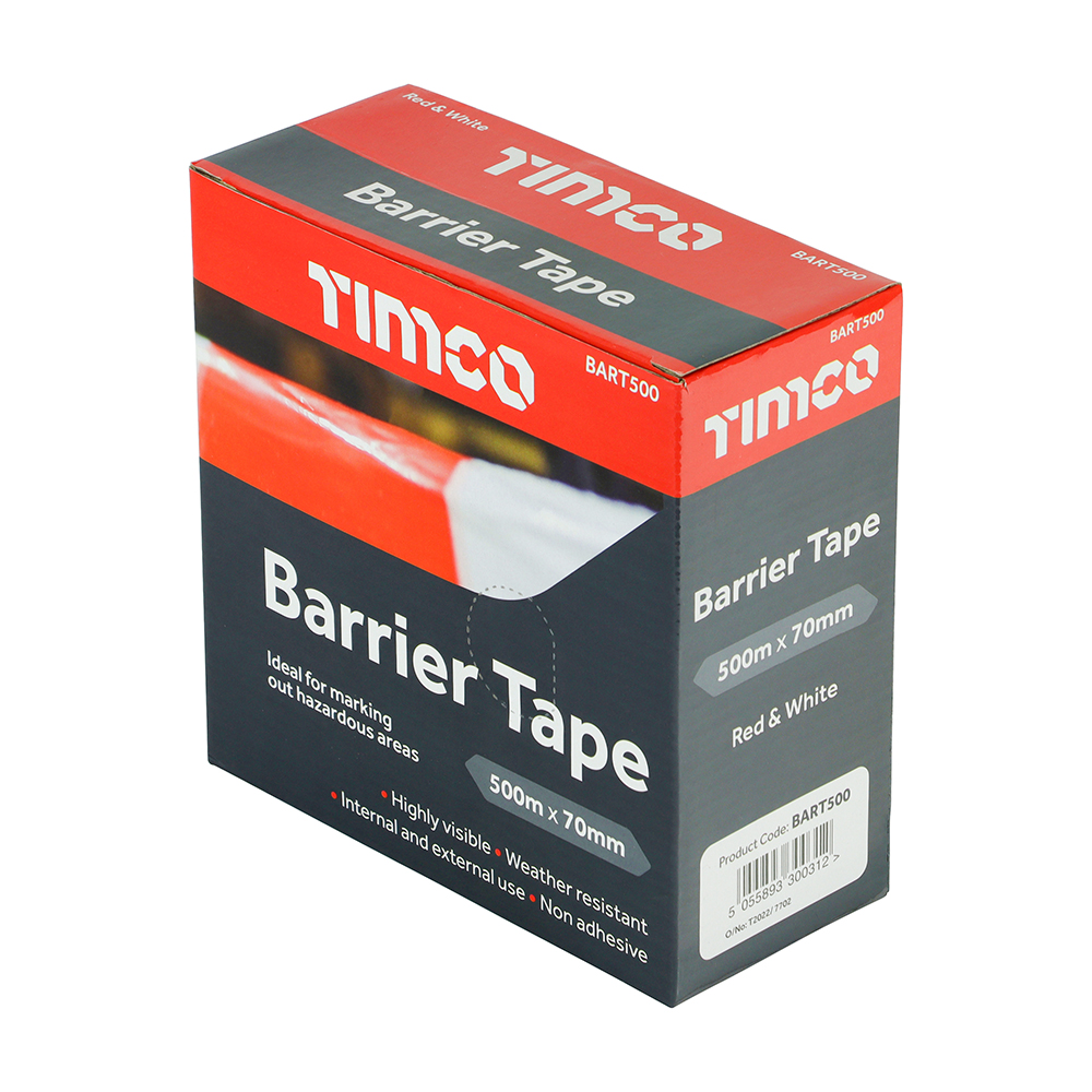 Barrier Tape Red & White - Image 2