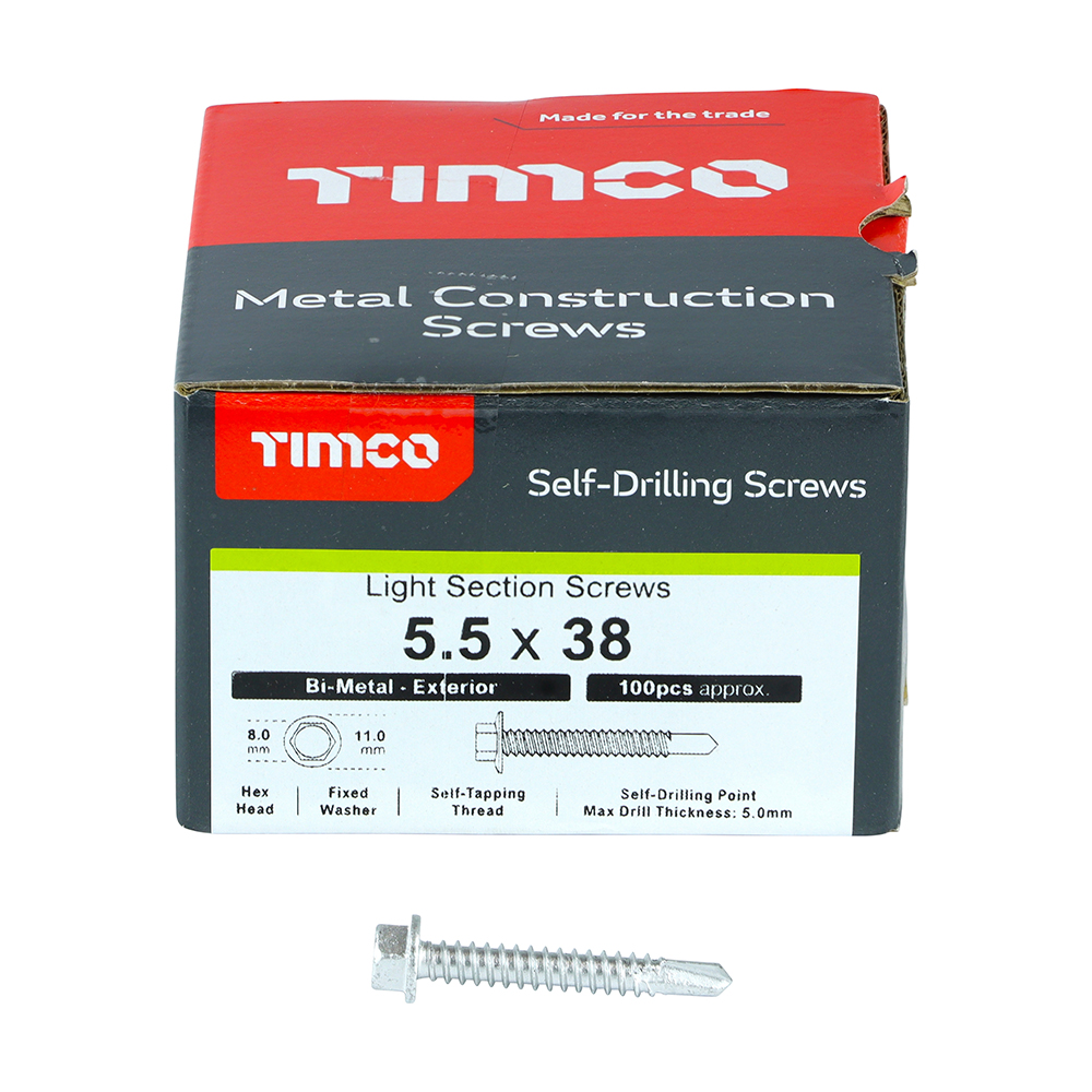 Hex Screw S/DRILL No3 BIMET - Image 3