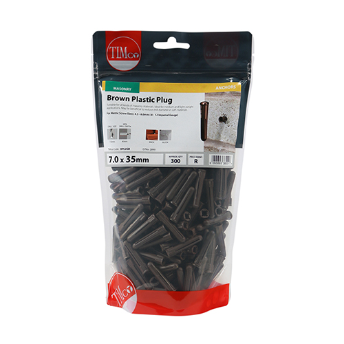 Brown Plastic Plug - Image 2