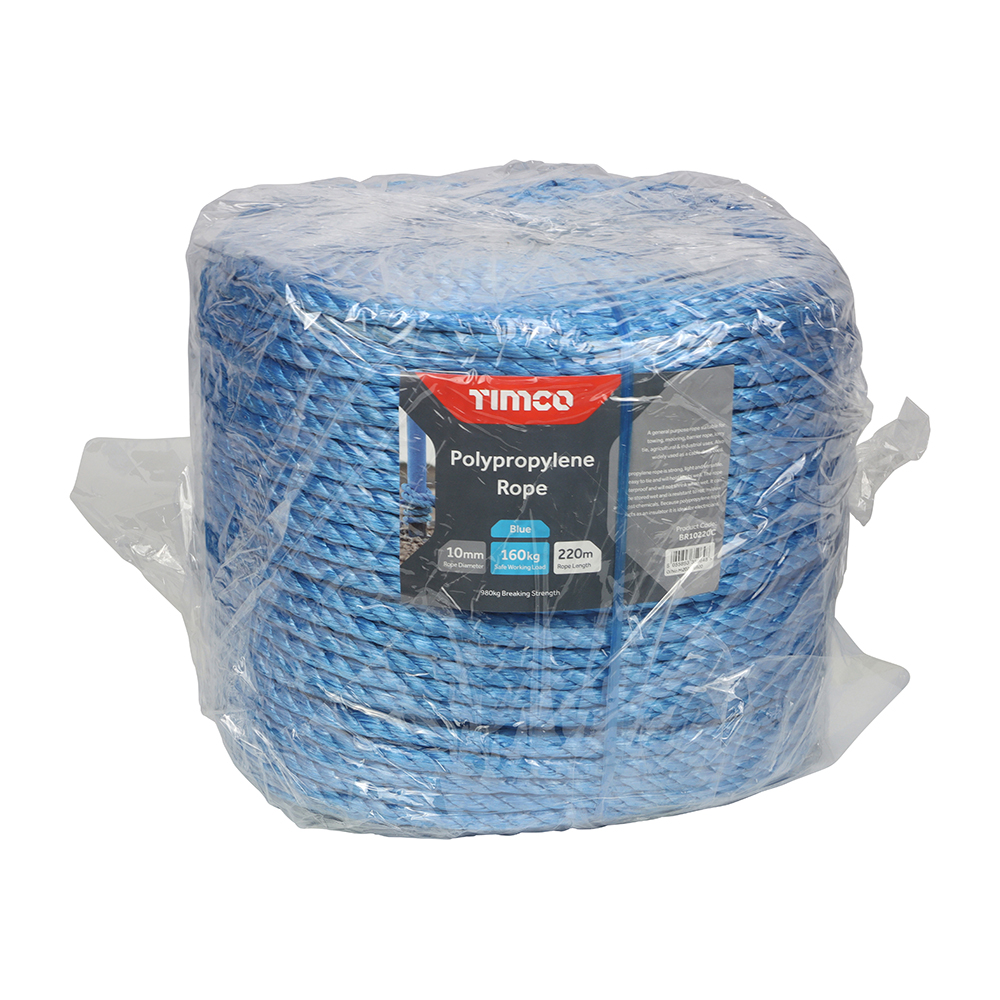 Blue Poly Rope - Long Coil