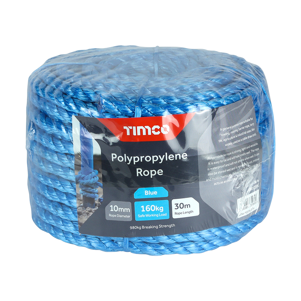 Blue Poly Rope - Coil