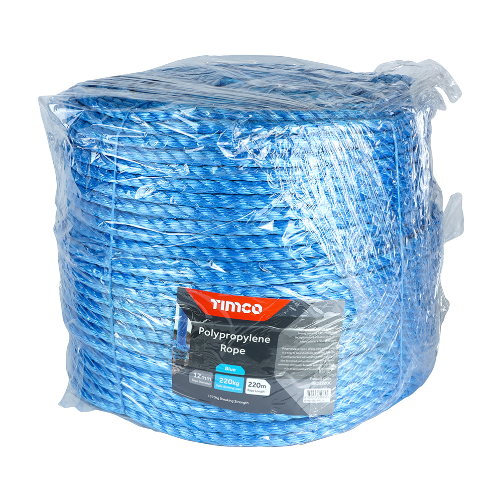 Blue Poly Rope - Long Coil