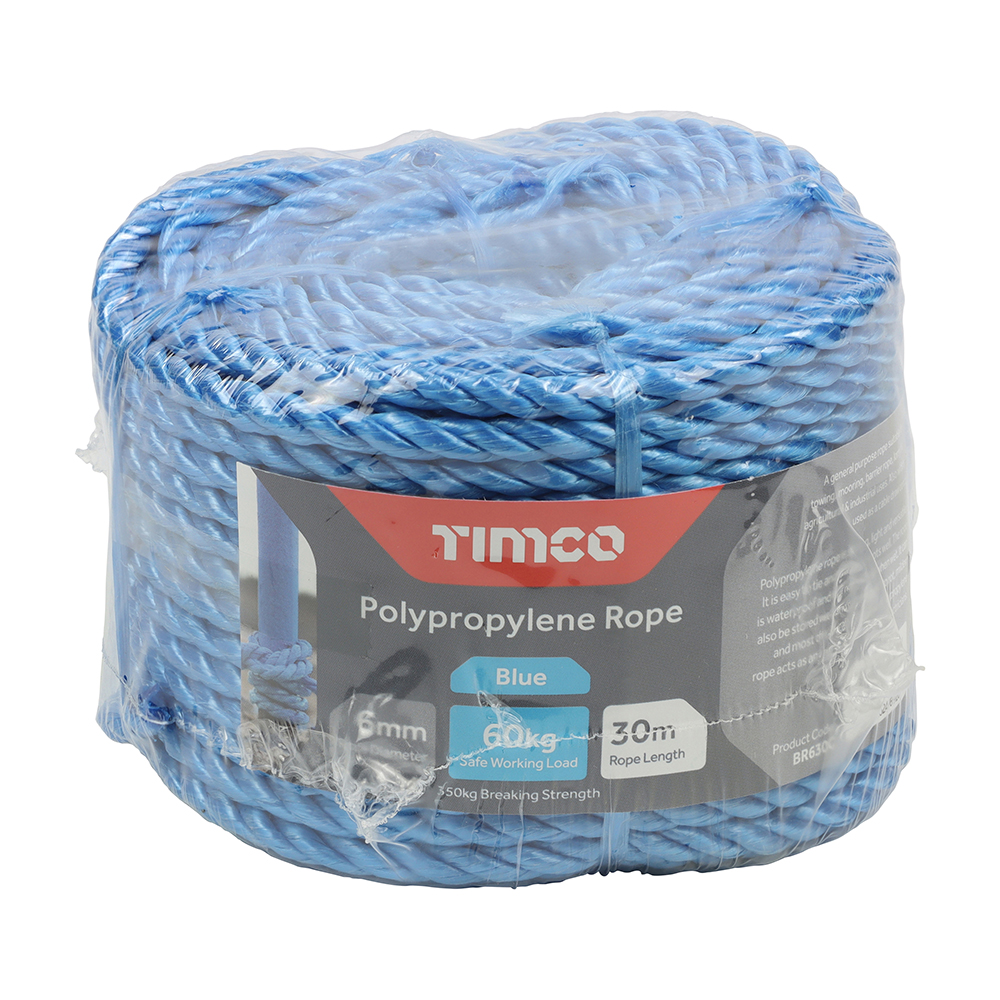 Blue Poly Rope - Coil