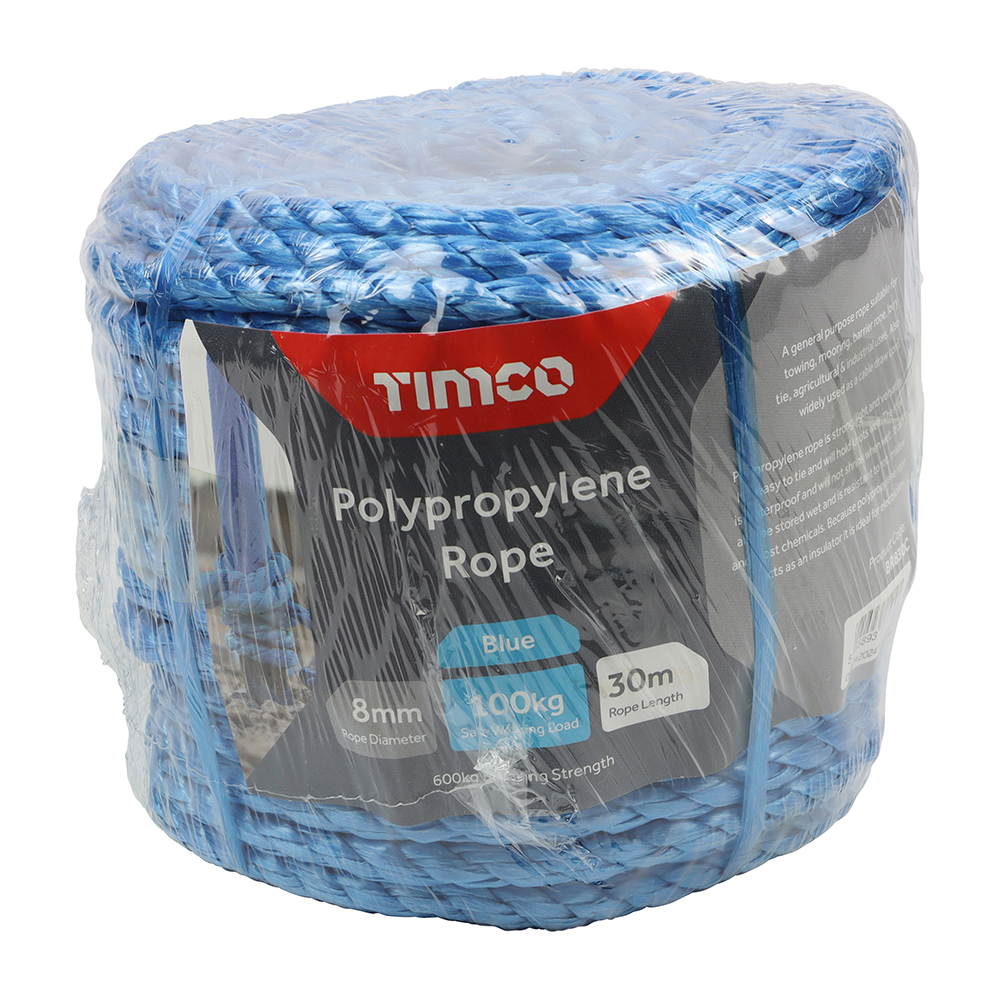 Blue Poly Rope - Coil