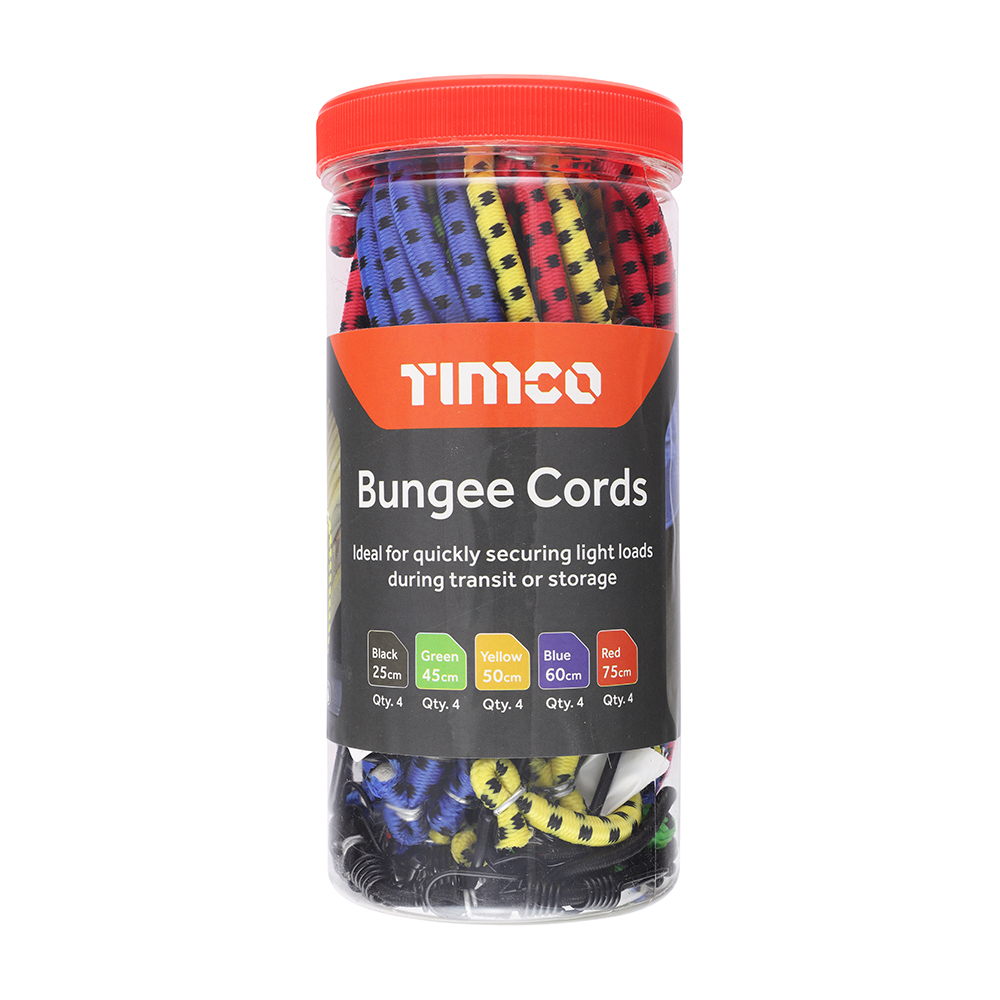Mixed Set Bungee Cord - 20 Pcs - Image 2