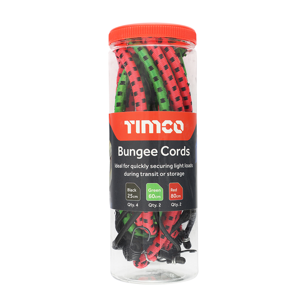 Mixed Set Bungee Cord - 8 Pcs - Image 2