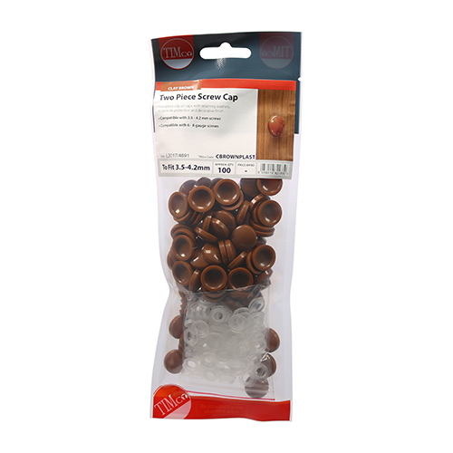 Two Piece Screw Cap - C Brown - Image 2
