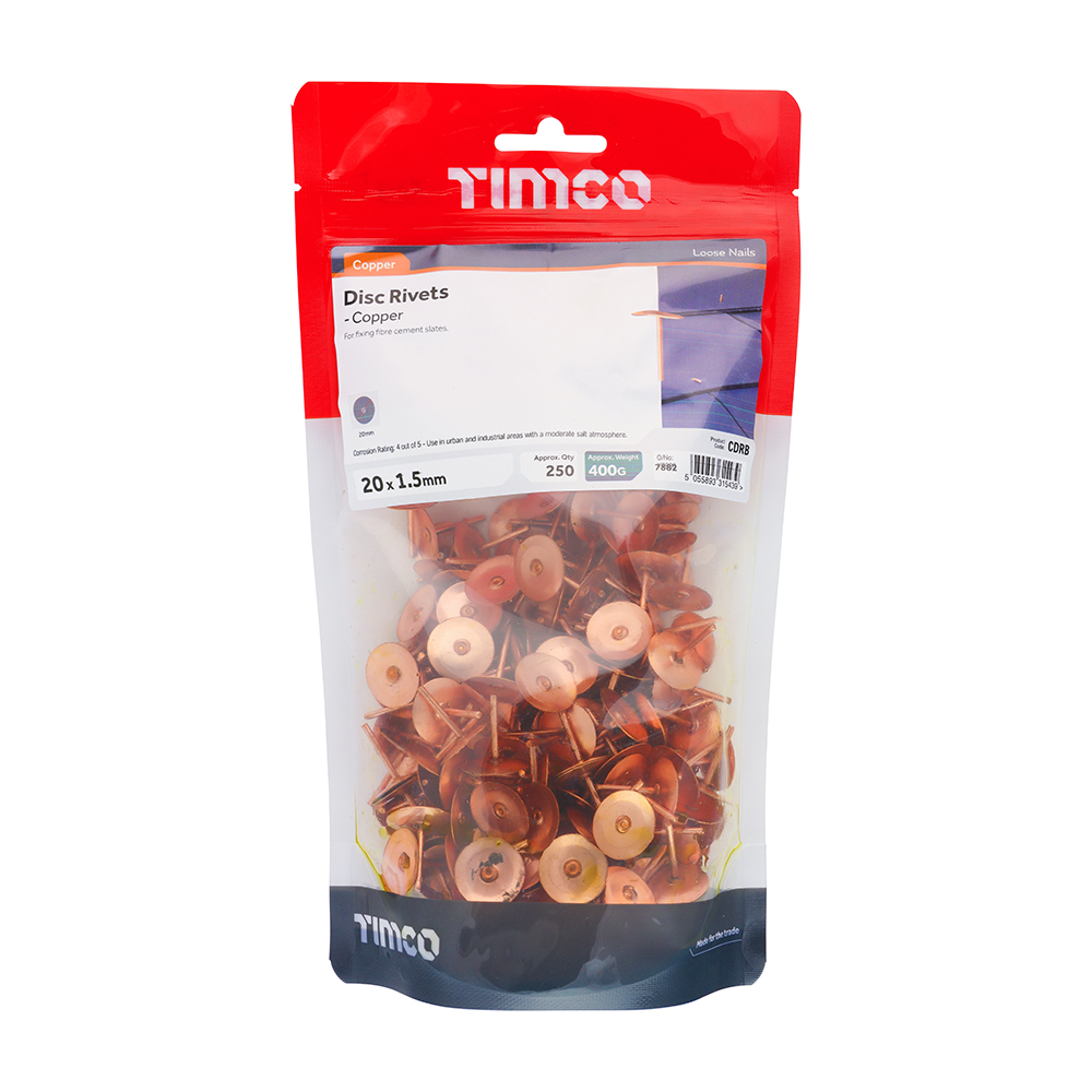 Copper Disc Rivets - Image 2
