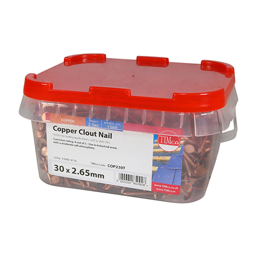 Clout Nail - Copper - Image 2