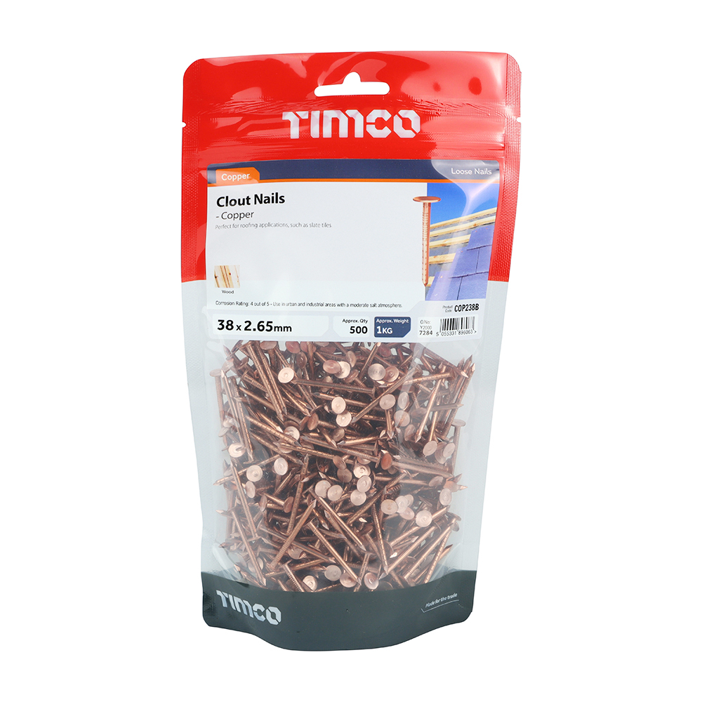 Clout Nail - Copper - Image 2