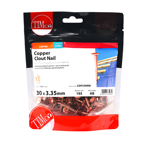 Clout Nail - Copper - Image 2