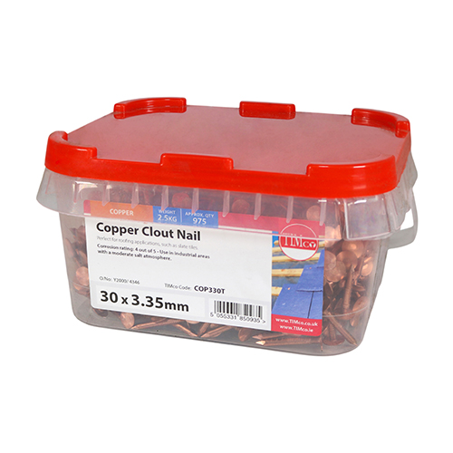 Clout Nail - Copper - Image 2
