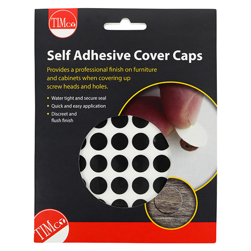 Adhesive Caps Black - Image 2