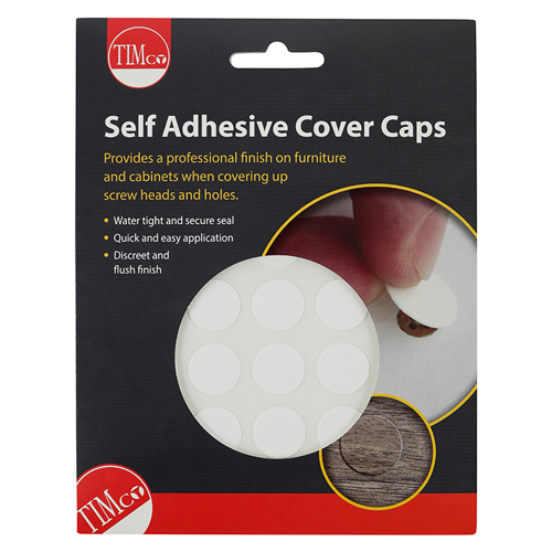 Adhesive Caps White Matt - Image 2