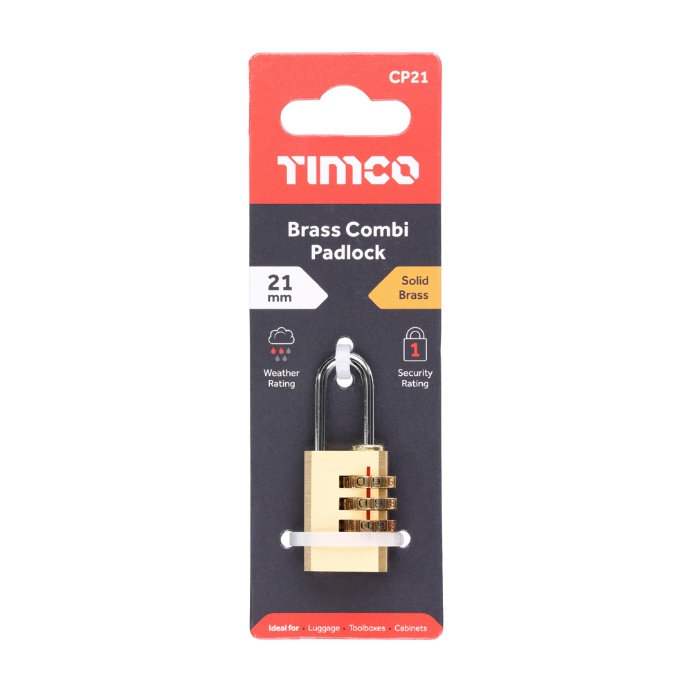 Brass Combination Padlock - Image 2