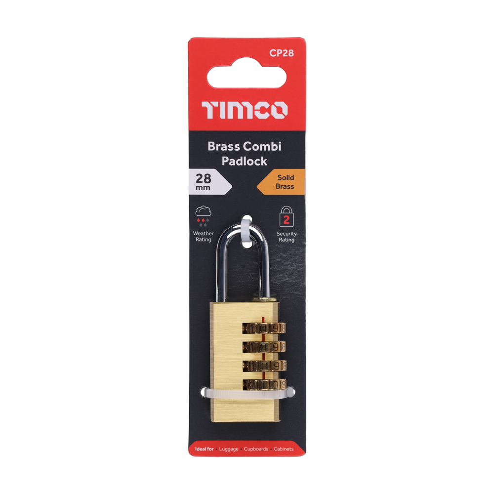 Brass Combination Padlock - Image 2