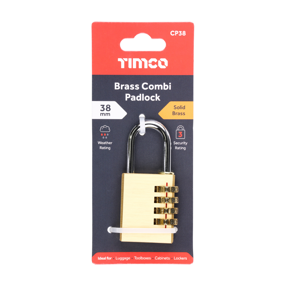 Brass Combination Padlock - Image 2