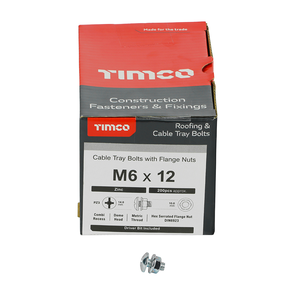 Cable Tray Bolt & F/Nut Zinc - Image 3