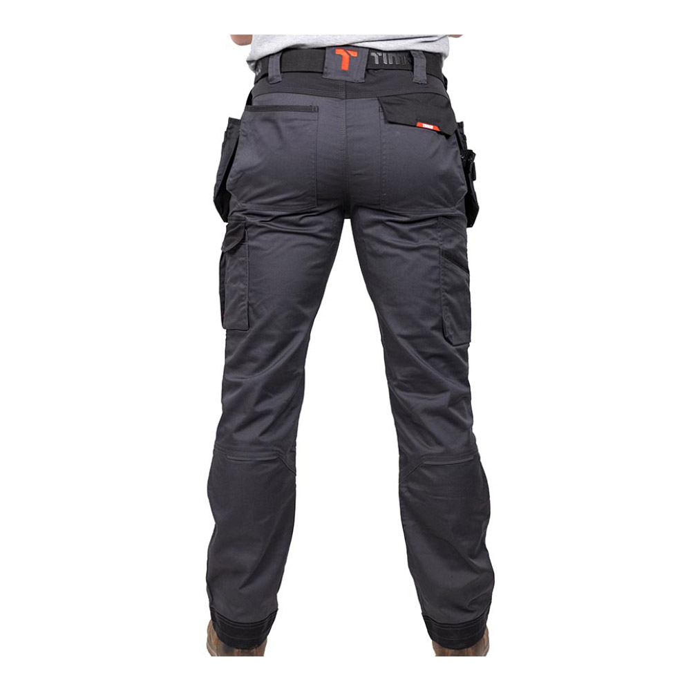 Craftsman Trousers -Grey/Black - Image 3