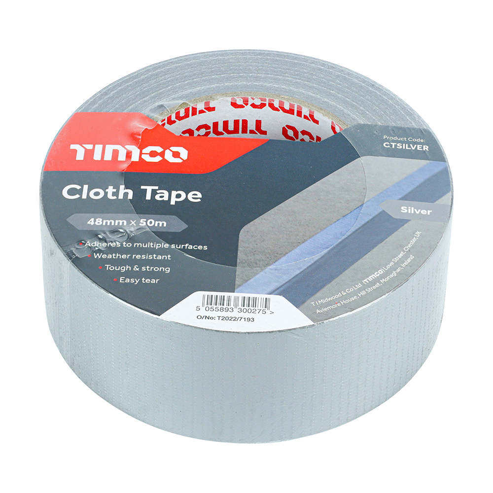 Cloth Tape Silver - Image 2