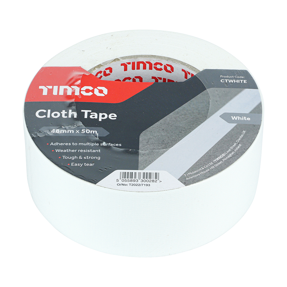 Cloth Tape White - Image 2