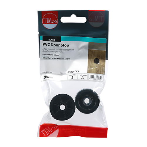 PVC Door Stop - Black - Image 2
