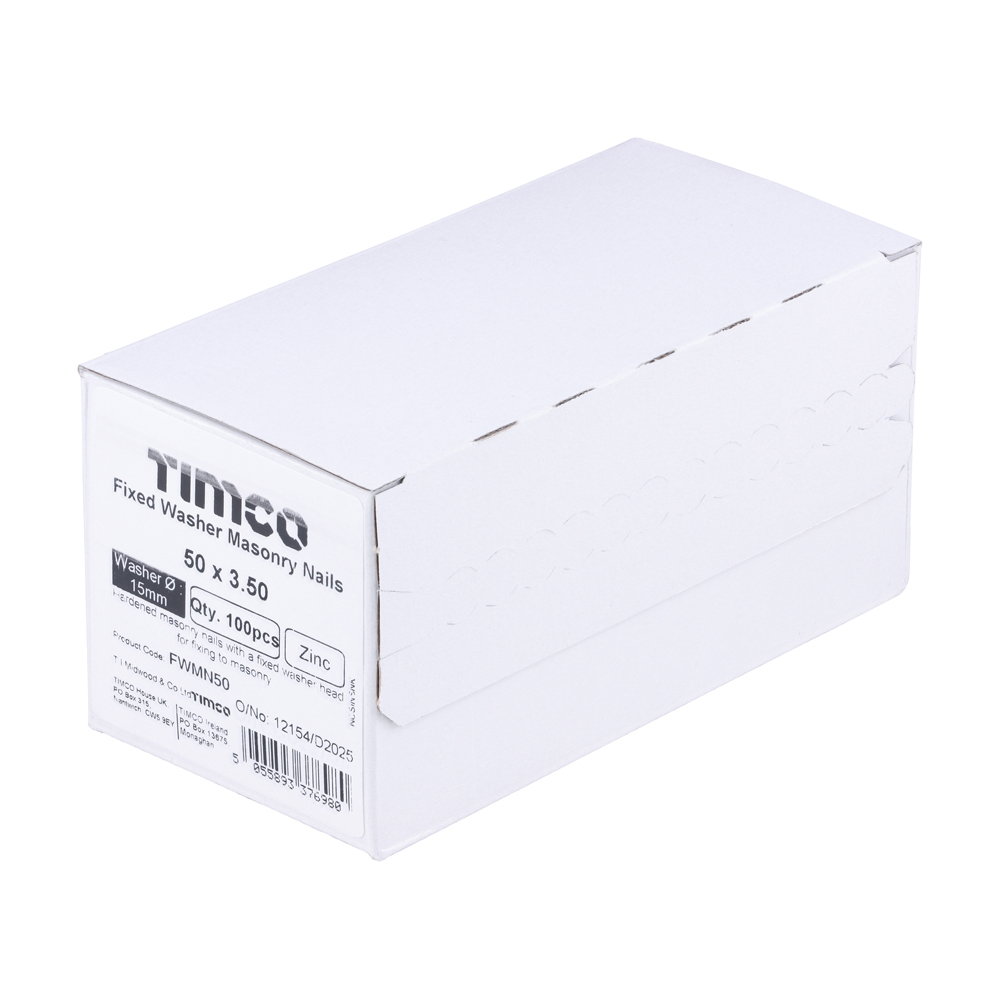 Masonry Nail - Fixed Washer - Image 2