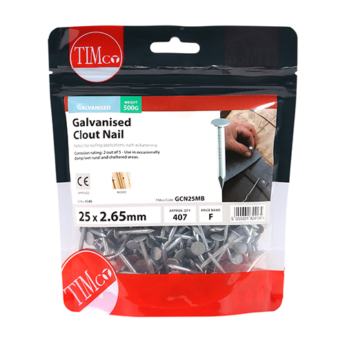 Clout Nail - Galvanised - Image 2