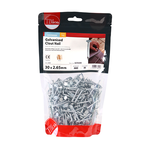 Clout Nail - Galvanised - Image 2